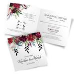 Próbki Złocone Zaproszenia Elza