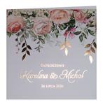 Próbki Złocone Zaproszenia Elza