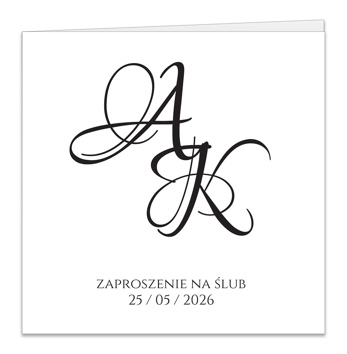 Próbki Złocone Zaproszenia Ofelia