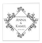 Próbki Złocone Zaproszenia Ofelia2