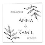 Próbki Złocone Zaproszenia Ofelia4