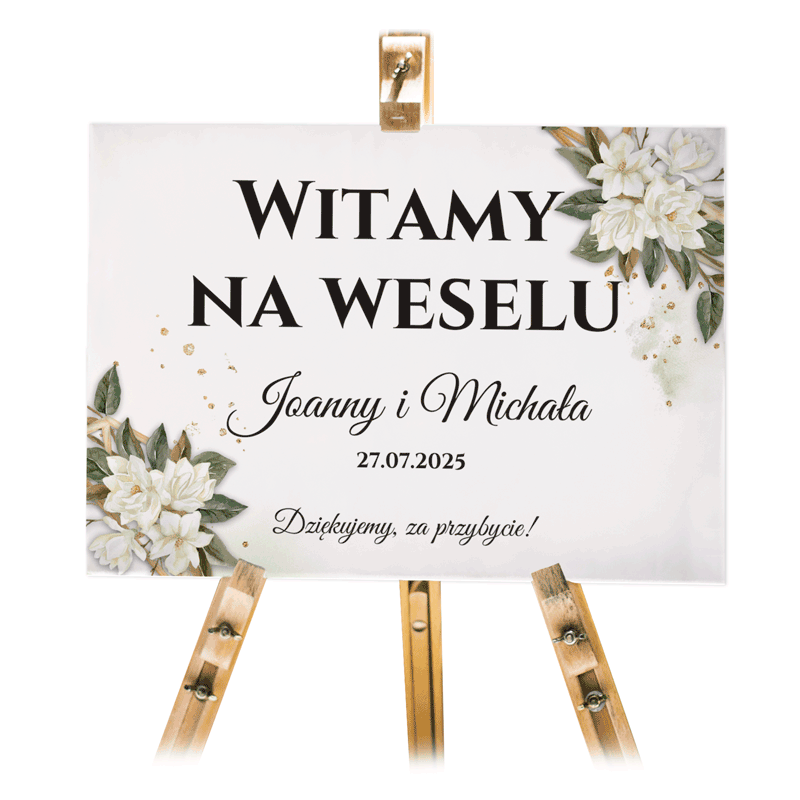 Tablica powitalna 50x70cm POZIOM - Ariana3