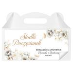 Naklejki na pudełka na ciasto 3 szt. - Dafne2