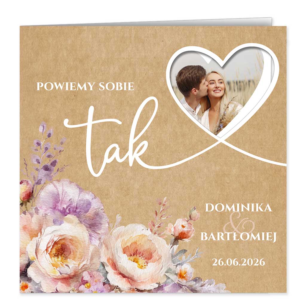 Zaproszenia Ślubne Serafina