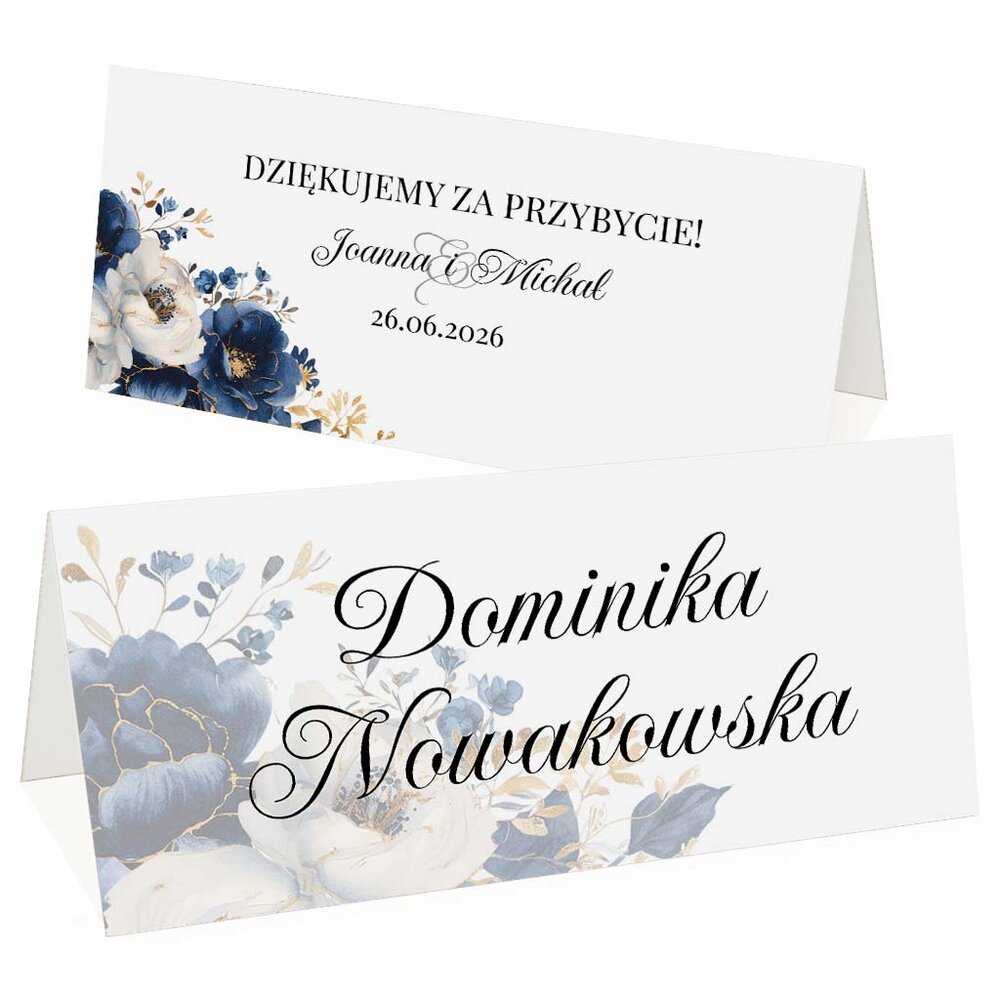 Winietki na stół - Amber