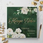 Księga gości weselnych - białe/czarne karty - Adelajda i Luiza