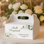 Naklejki na pudełka na ciasto 3 szt. - Julia