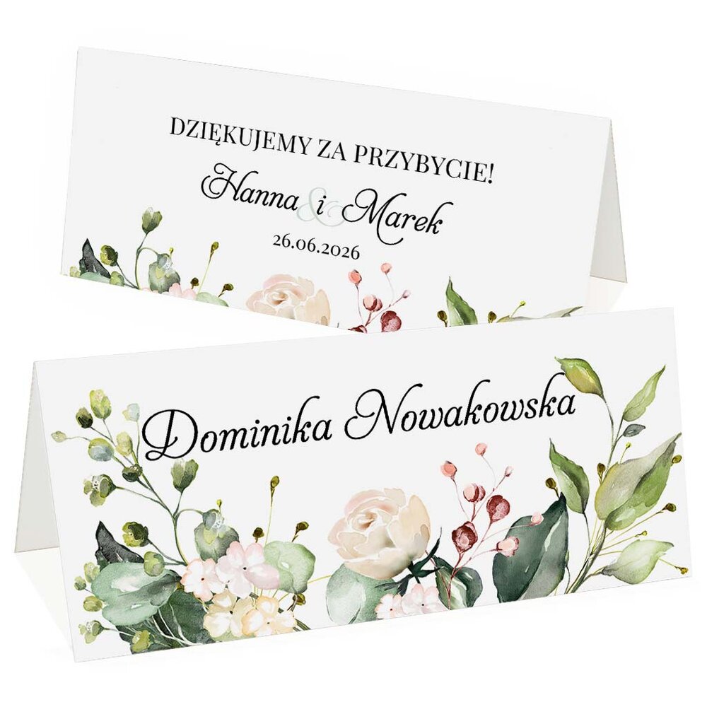 Winietki na stół - Miranda