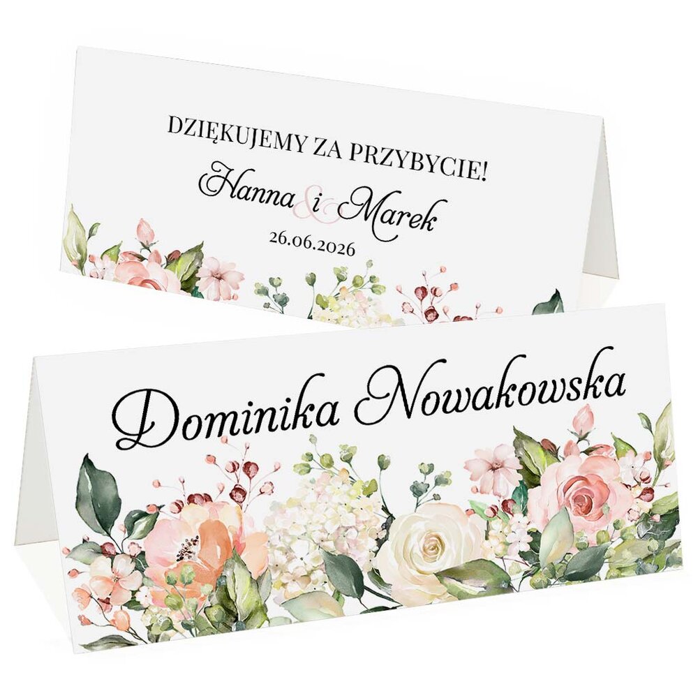 Winietki na stół - Miranda