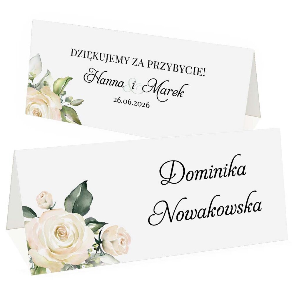 Winietki na stół - Miranda