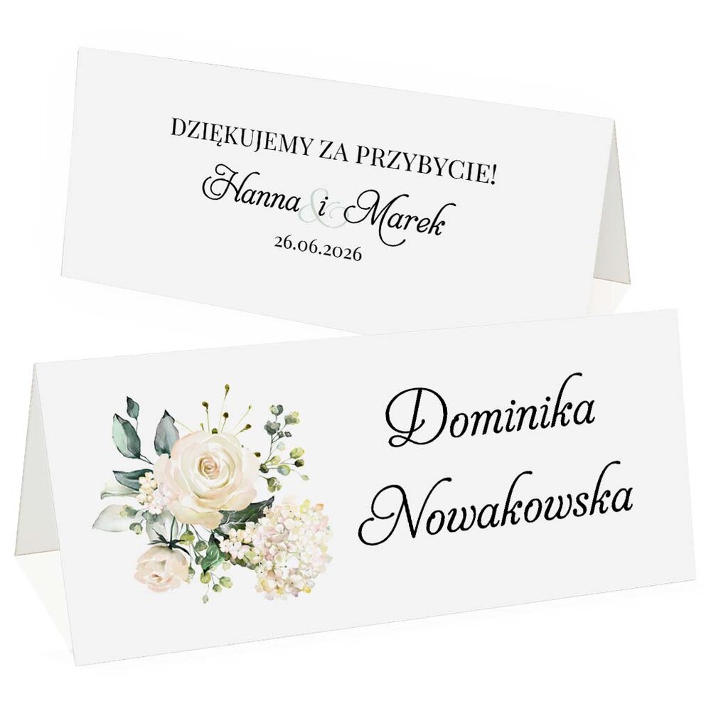 Winietki na stół - Miranda