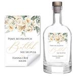 Naklejki na wódkę weselną 8szt - Milana