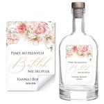 Naklejki na wódkę weselną 8szt - Milana