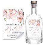 Naklejki na wódkę weselną 8szt - Milana