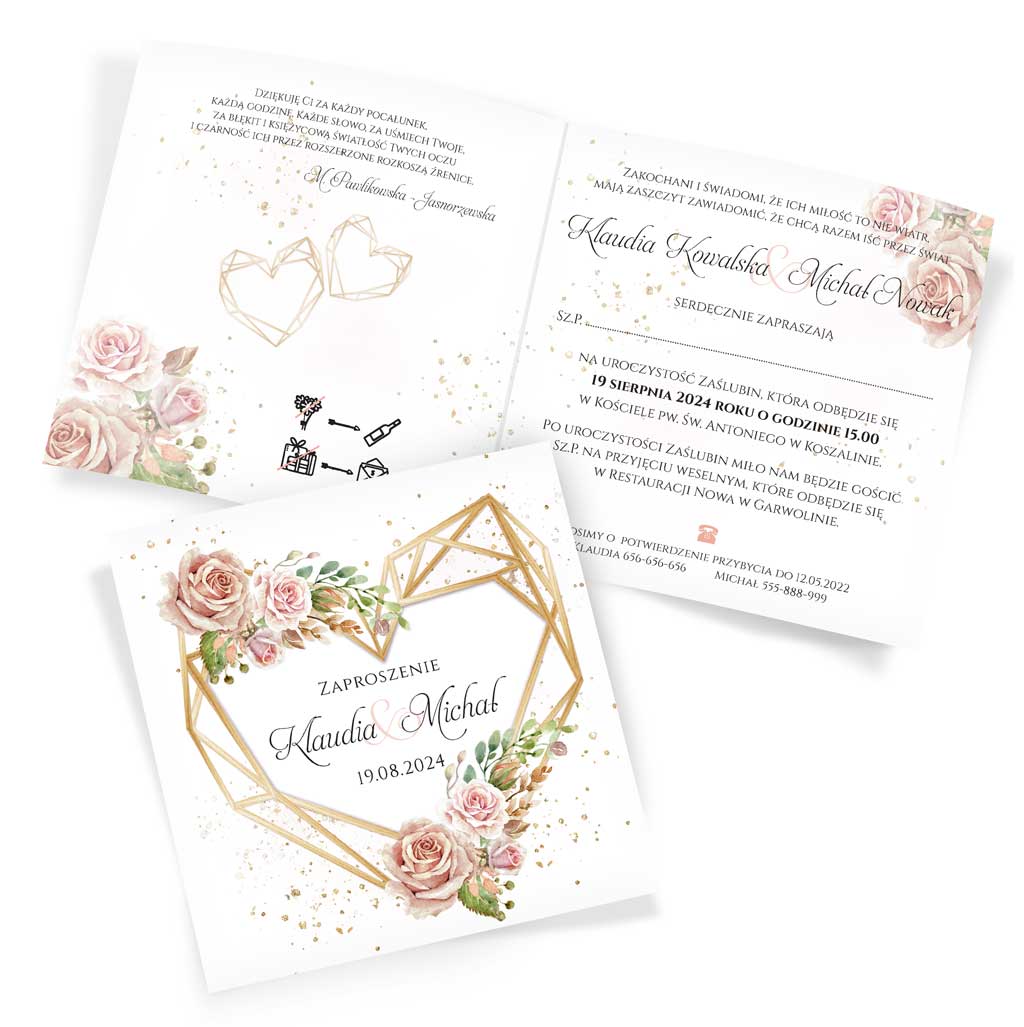 zaproszenia ślubne ariana2