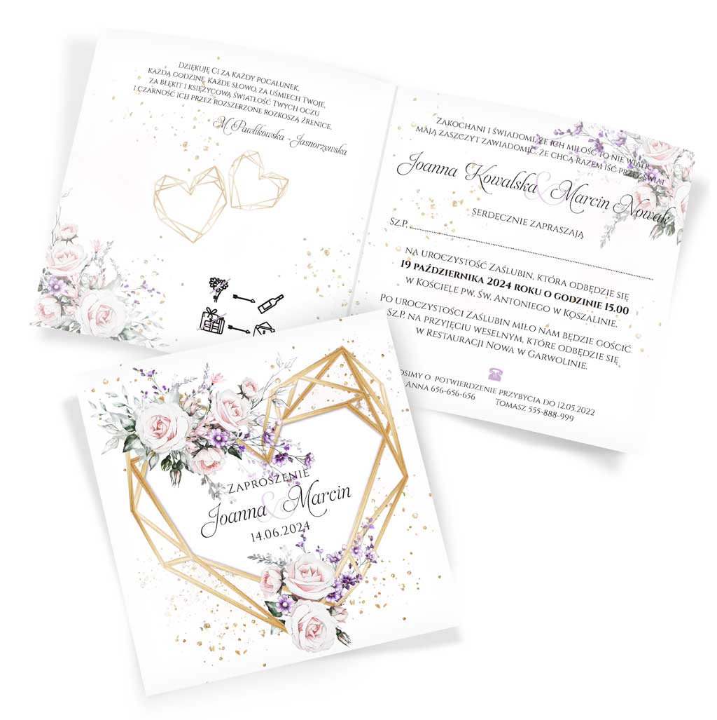 zaproszenia ślubne ariana2