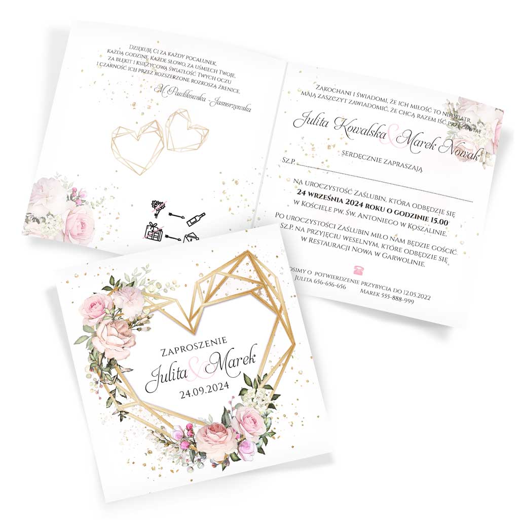 zaproszenia ślubne ariana2