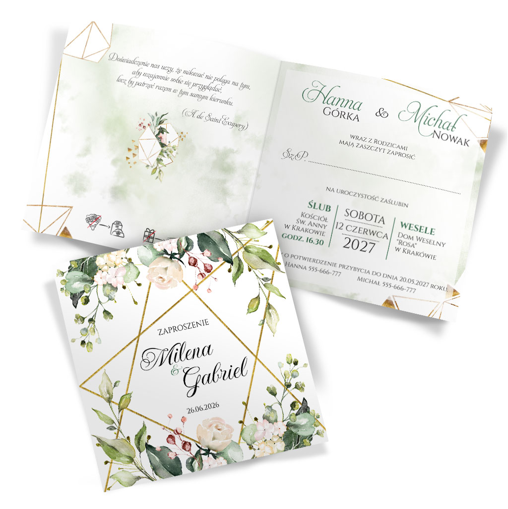 Zaproszenia Ślubne Miranda