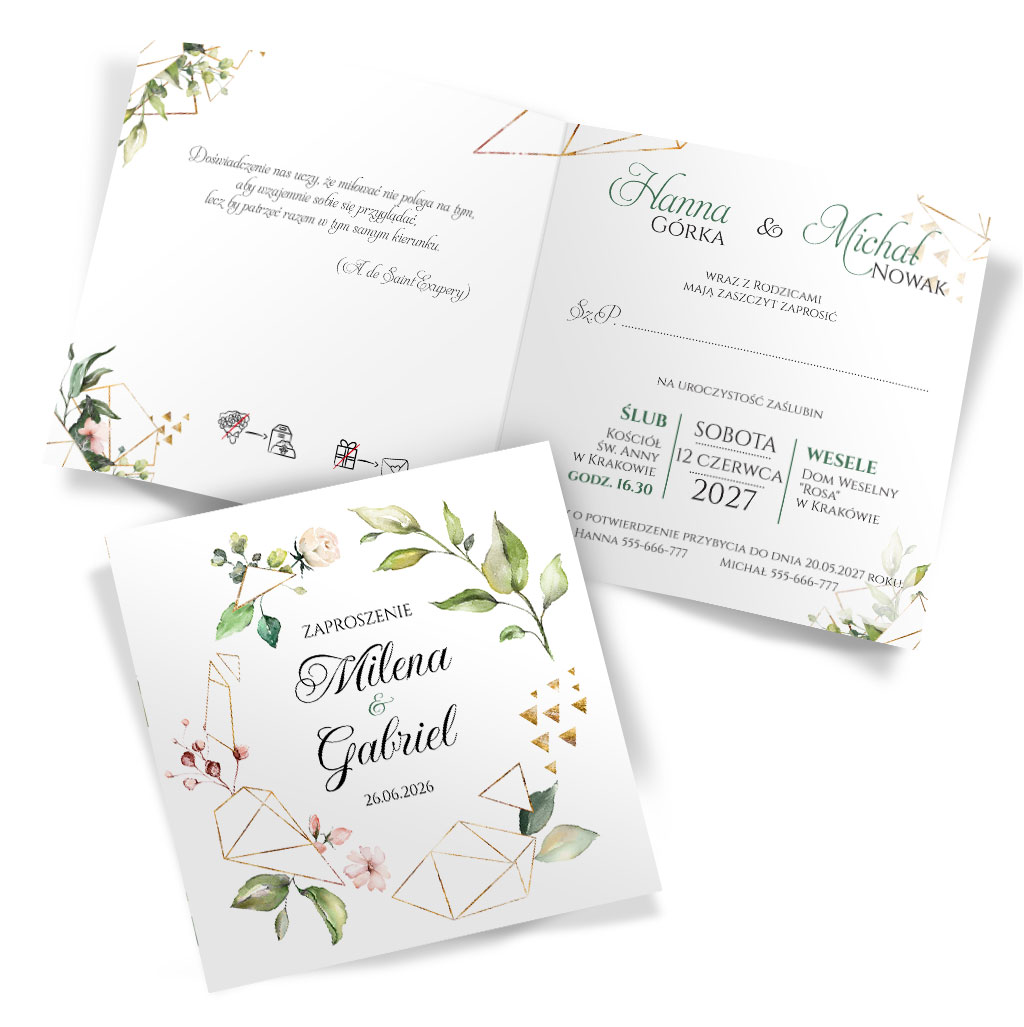 Zaproszenia Ślubne Miranda