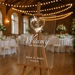 Akrylowa tablica powitalna Ariana2