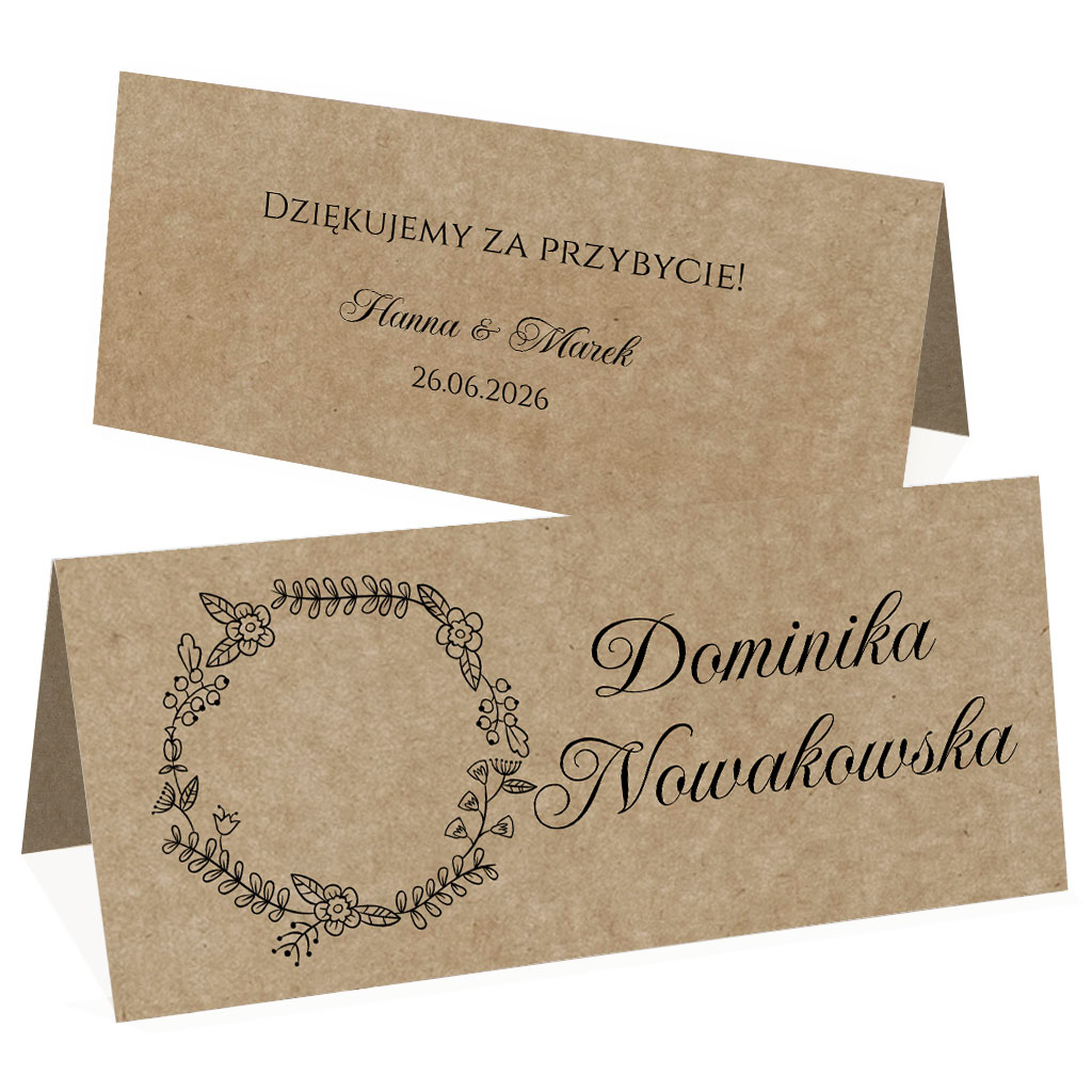 Eko winietki na stół Nastia