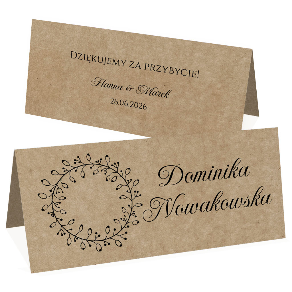 Eko winietki na stół Nastia