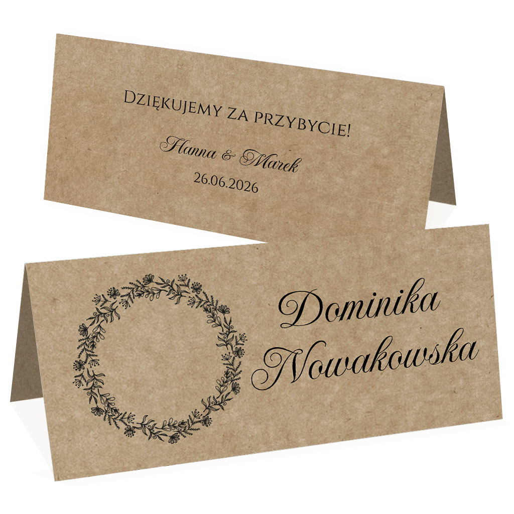 Eko winietki na stół Nastia