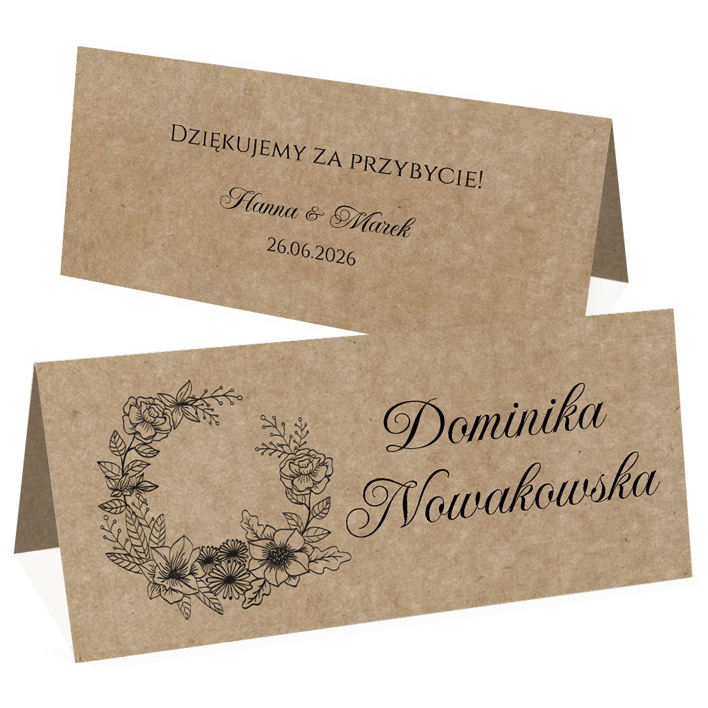 Eko winietki na stół Nastia