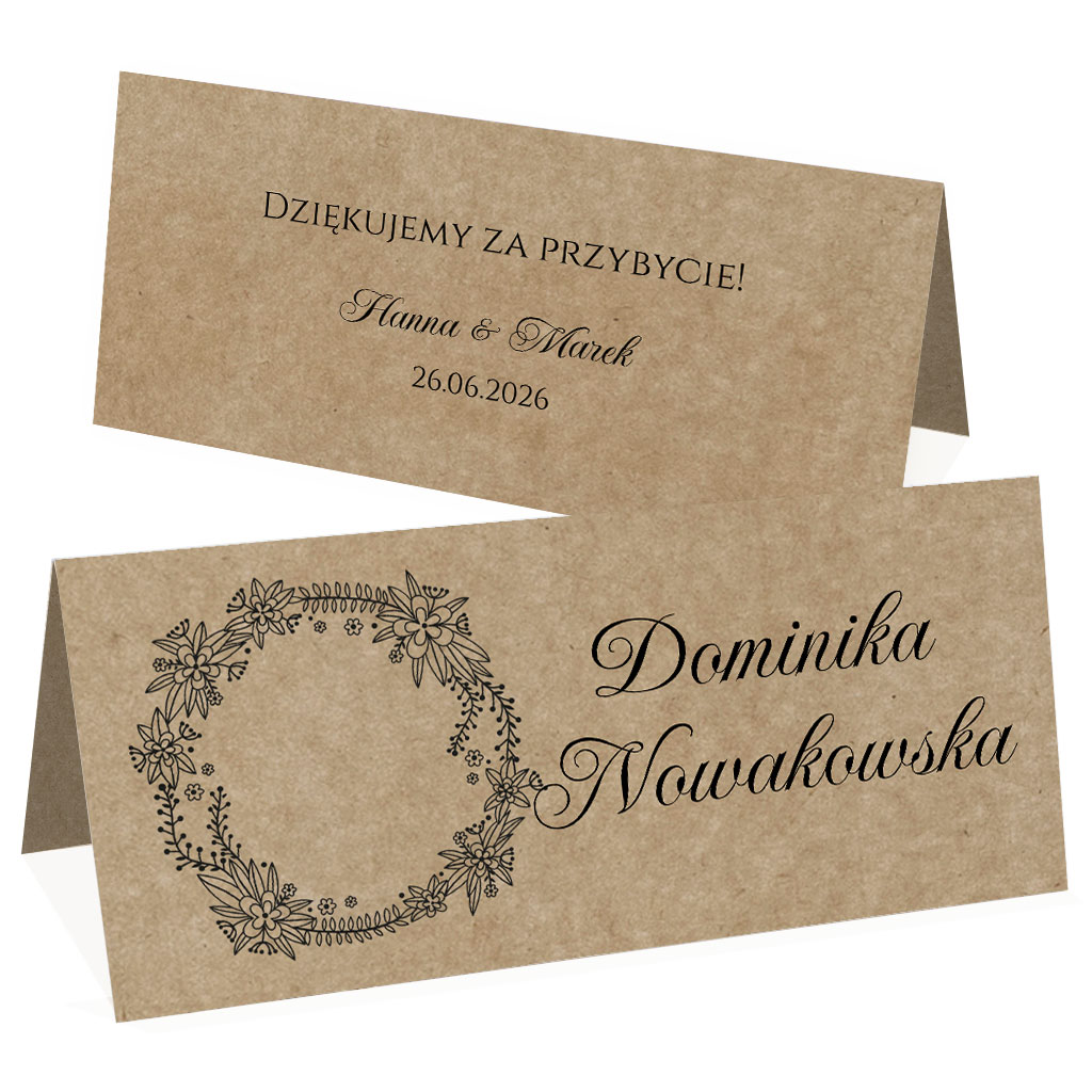 Eko winietki na stół Nastia