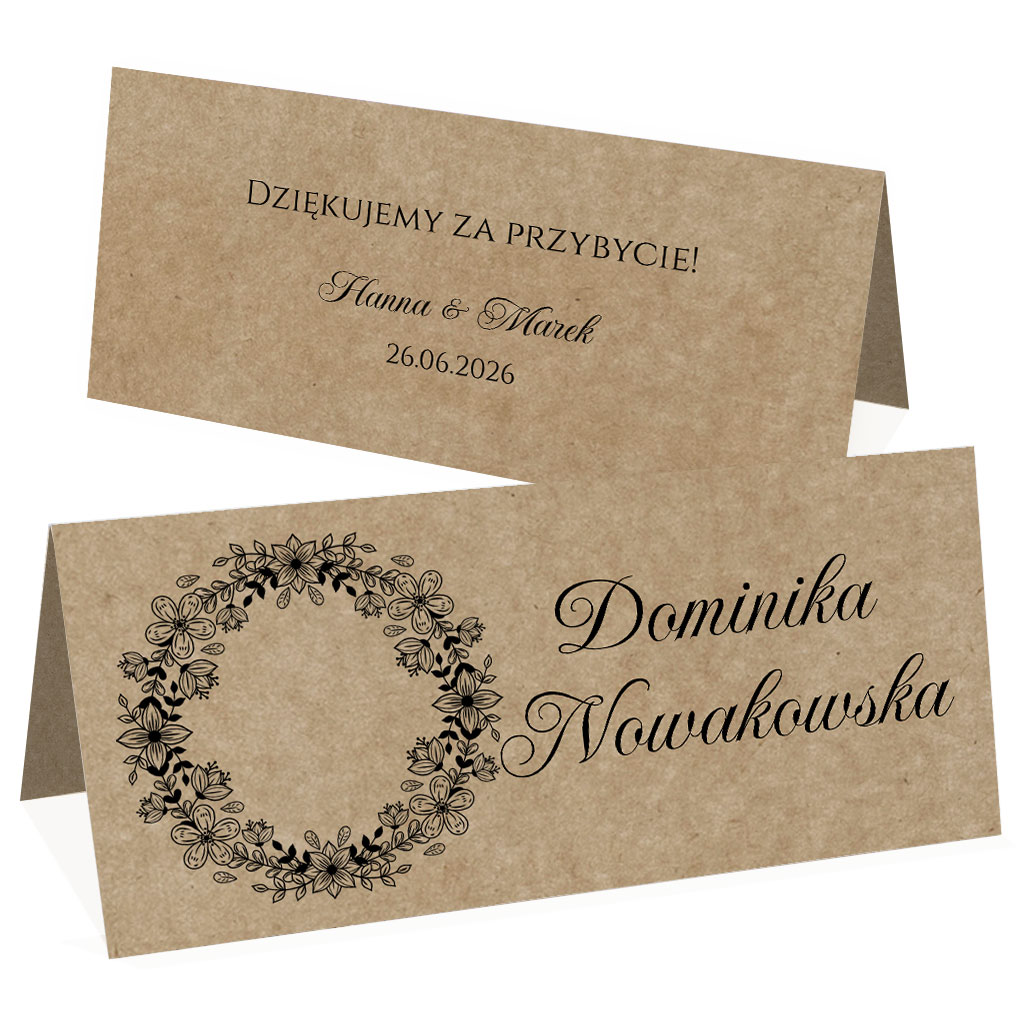 Eko winietki na stół Nastia