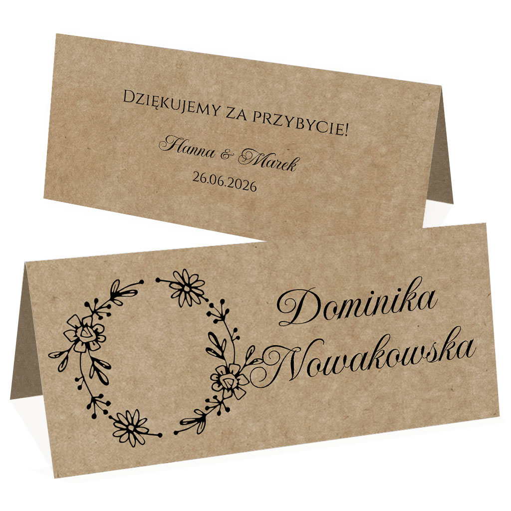 Eko winietki na stół Nastia