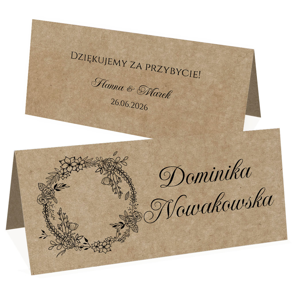 Eko winietki na stół Nastia