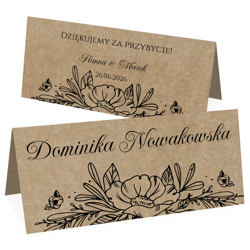 Eko winietki na stół Nastia