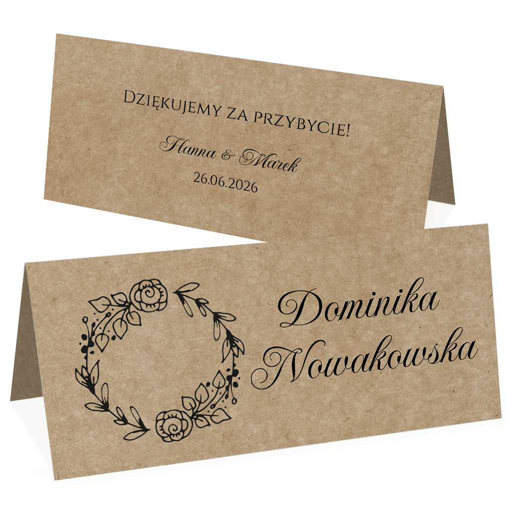 Eko winietki na stół Nastia