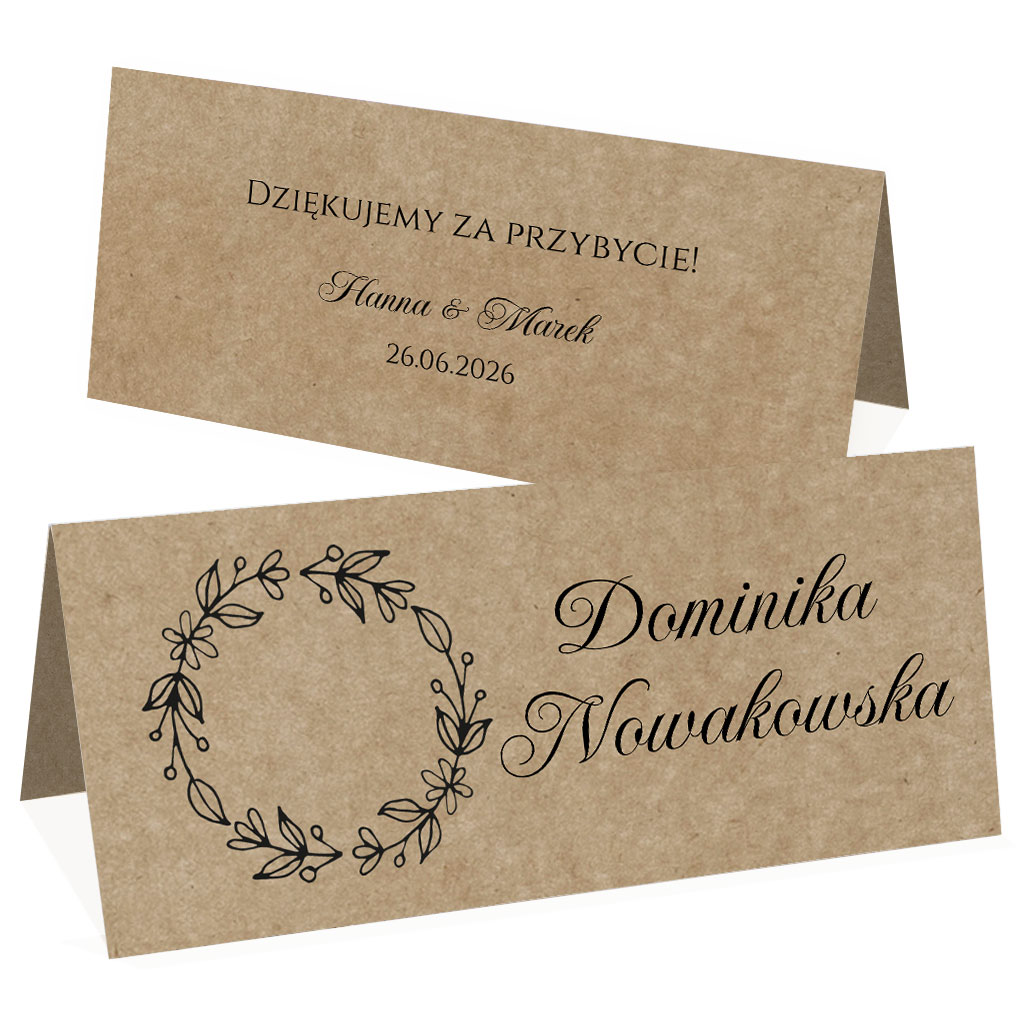 Eko winietki na stół Nastia