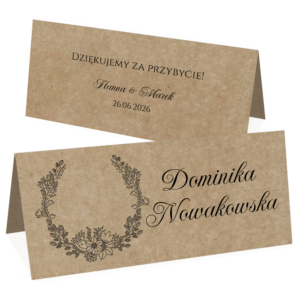 Eko winietki na stół Nastia