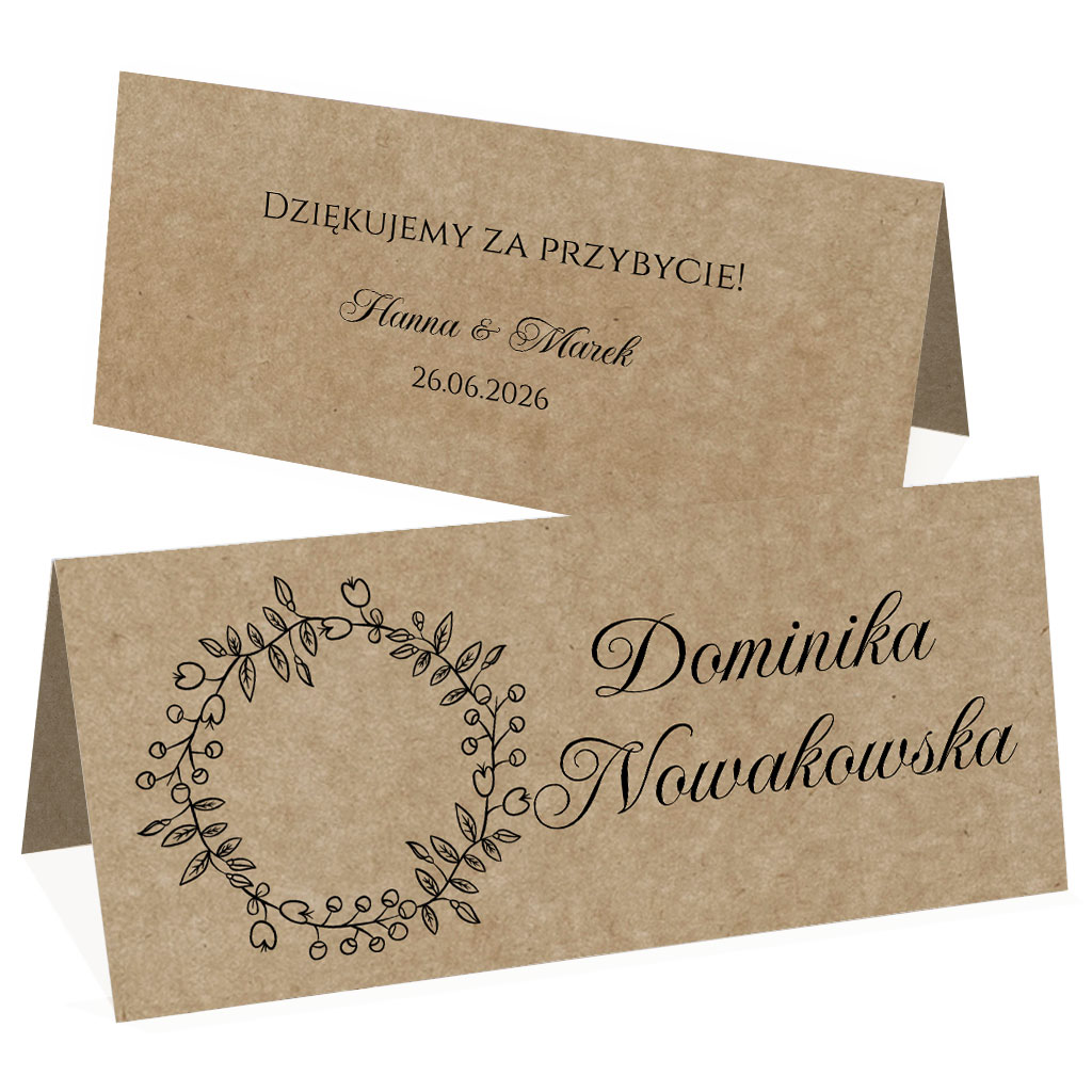 Eko winietki na stół Nastia