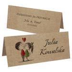 Winietki EKO na stół Ludki