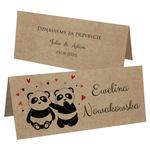 Winietki EKO na stół Ludki