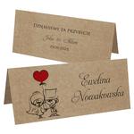 Winietki EKO na stół Ludki