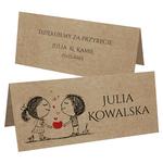 Winietki EKO na stół Ludki