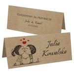 Winietki EKO na stół Ludki