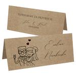 Winietki EKO na stół Ludki