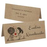 Winietki EKO na stół Ludki