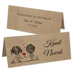 Winietki EKO na stół Ludki