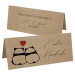 Winietki EKO na stół Ludki