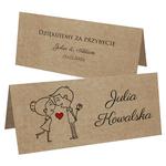 Winietki EKO na stół Ludki