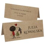 Winietki EKO na stół Ludki