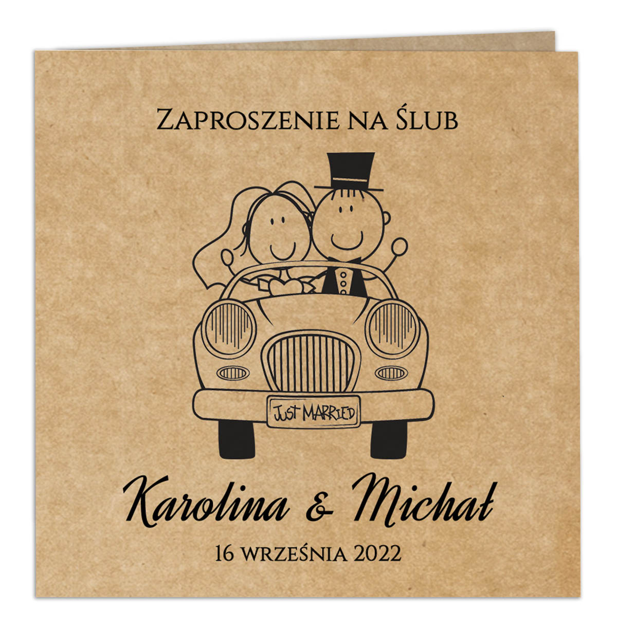 Zaproszenia Ślubne Eko Ludki