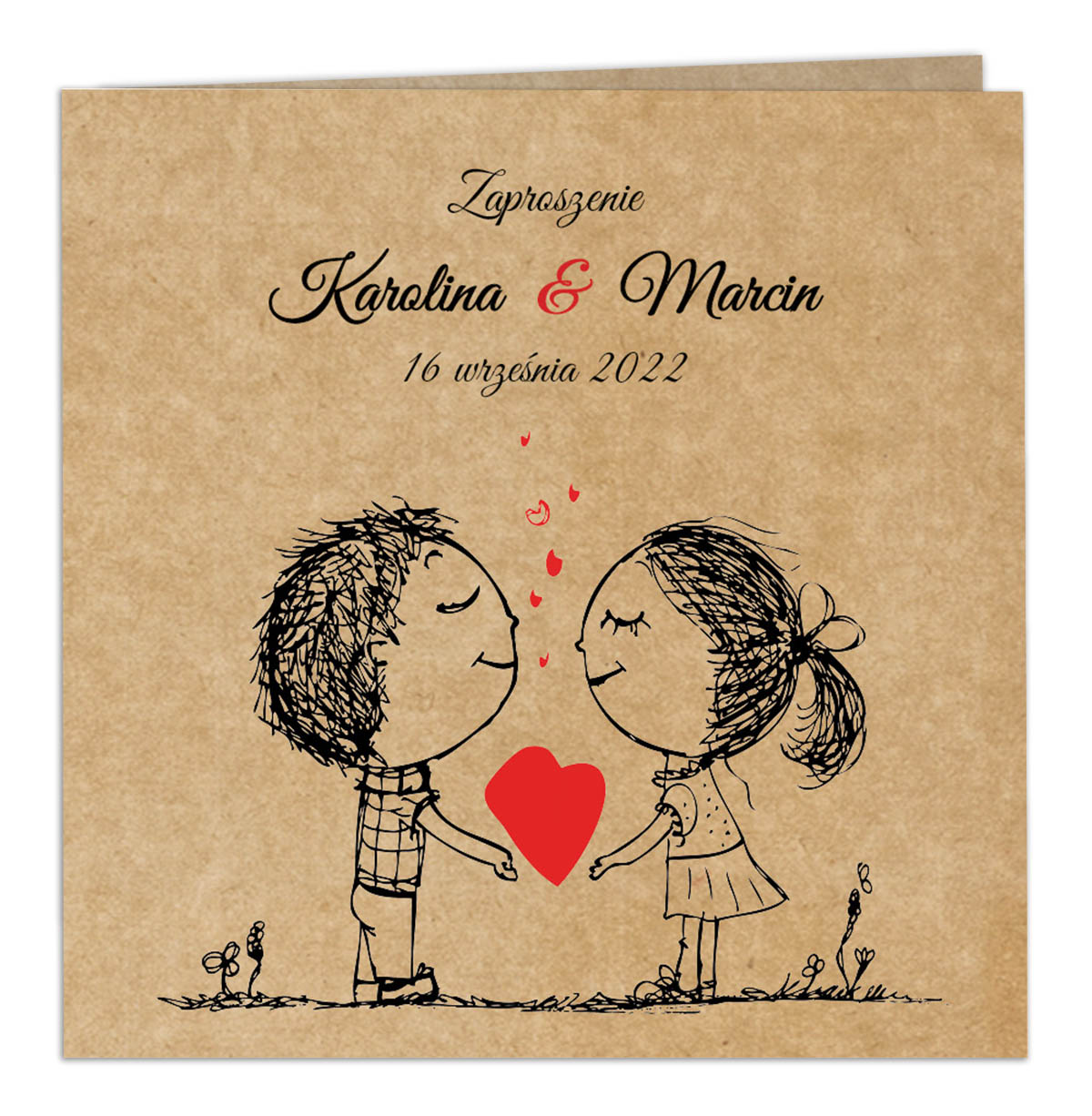 Zaproszenia Ślubne Eko Ludki